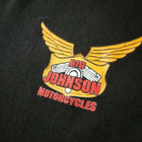 Vintage Big Johnson T-Shirt XXL Biker Tee or Tires Biker Graphic - Picture 4 of 7